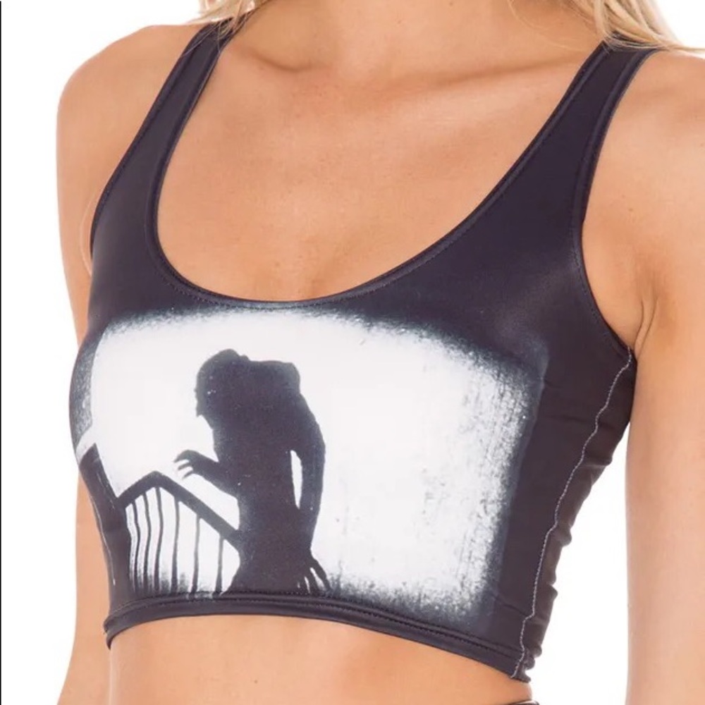 Black Milk Clothing | Nosferatu Reversible Crop Top
